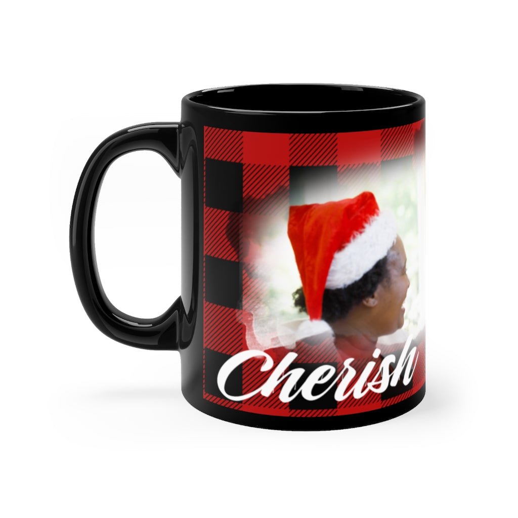 Cherish Photo Holiday Mug - Personalized