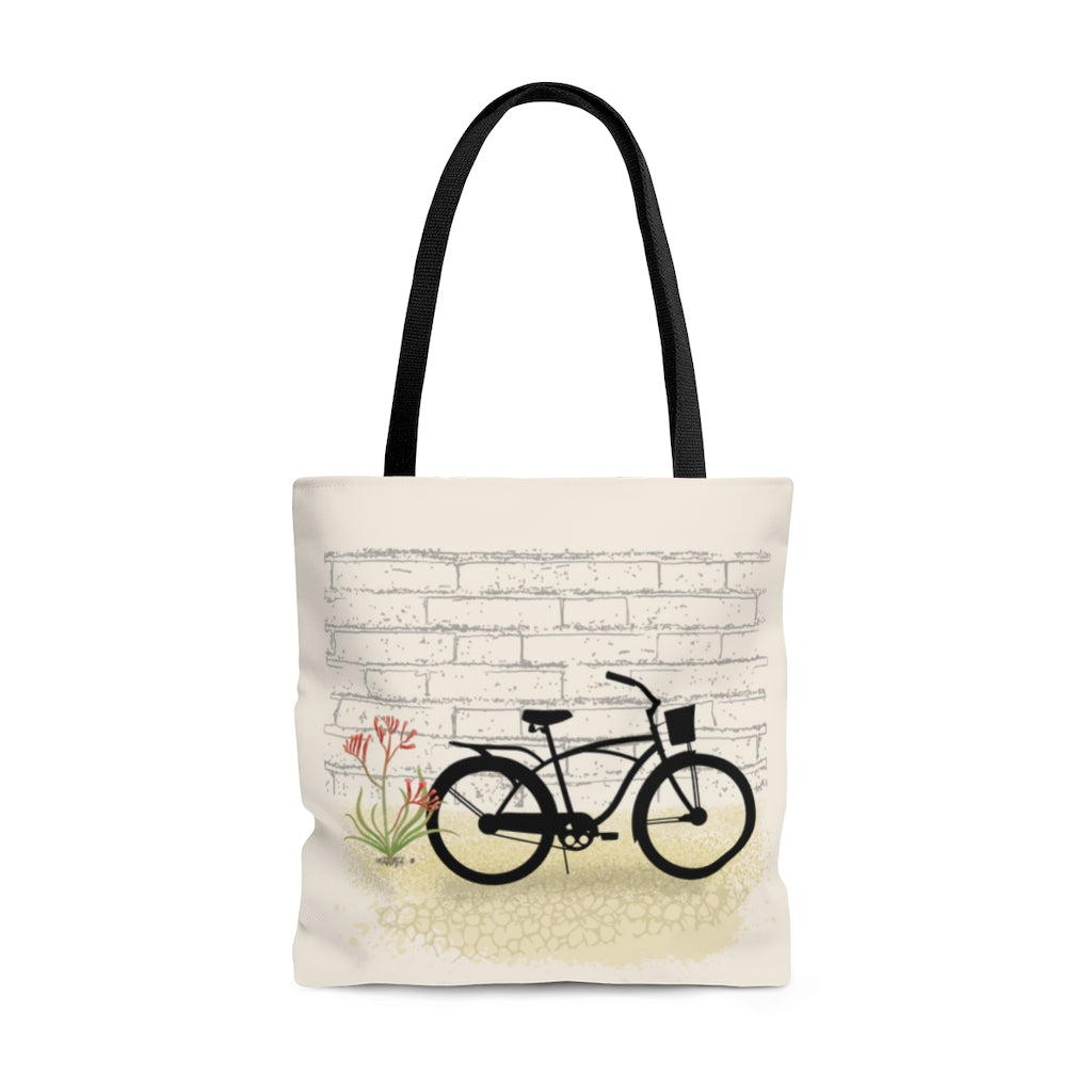 Spring Bike Tote Bag