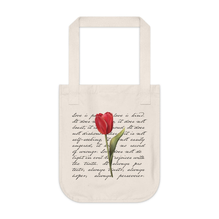 Love Is Patient Love Is Kind Organic Canvas Tote