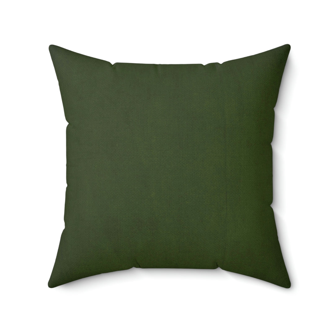 Botanical Spring Meadow  Square Pillow