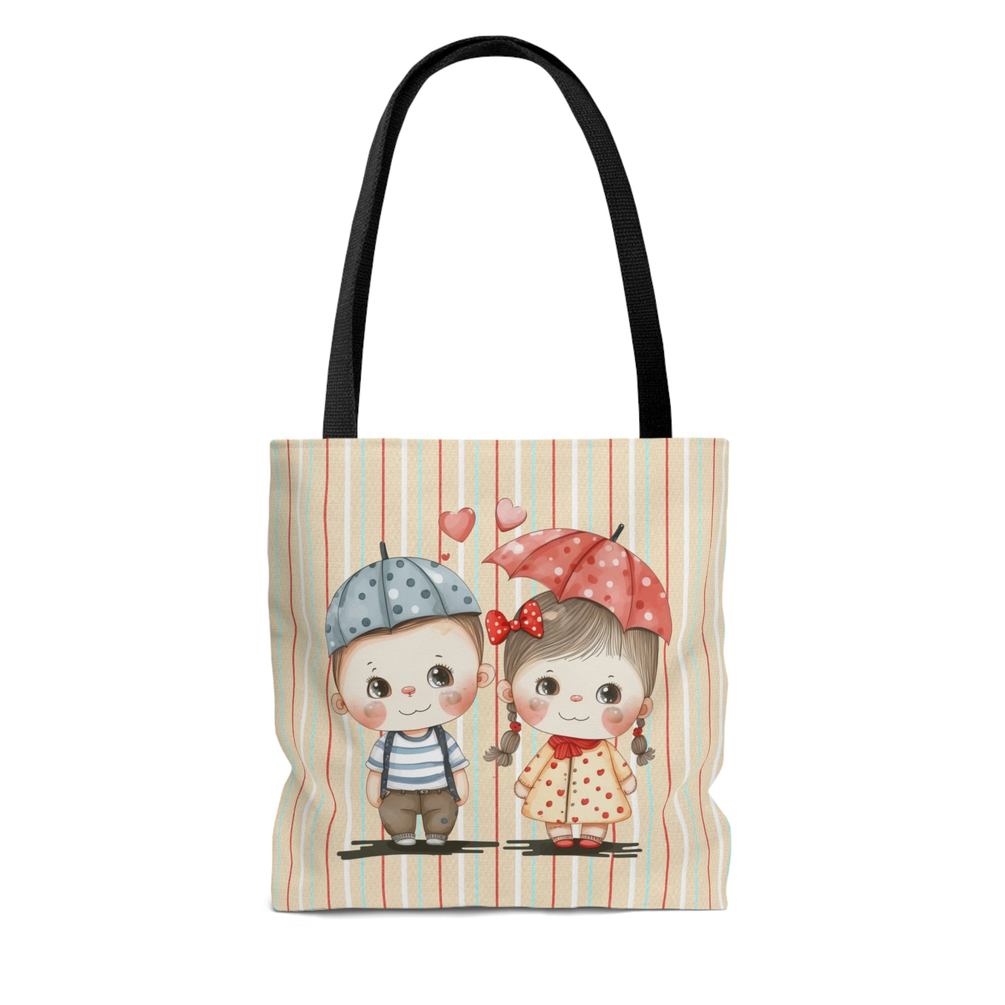 Cute Couple Tote Bag