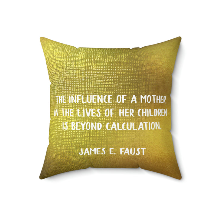 Mother's Love For Their Children Square Pillow