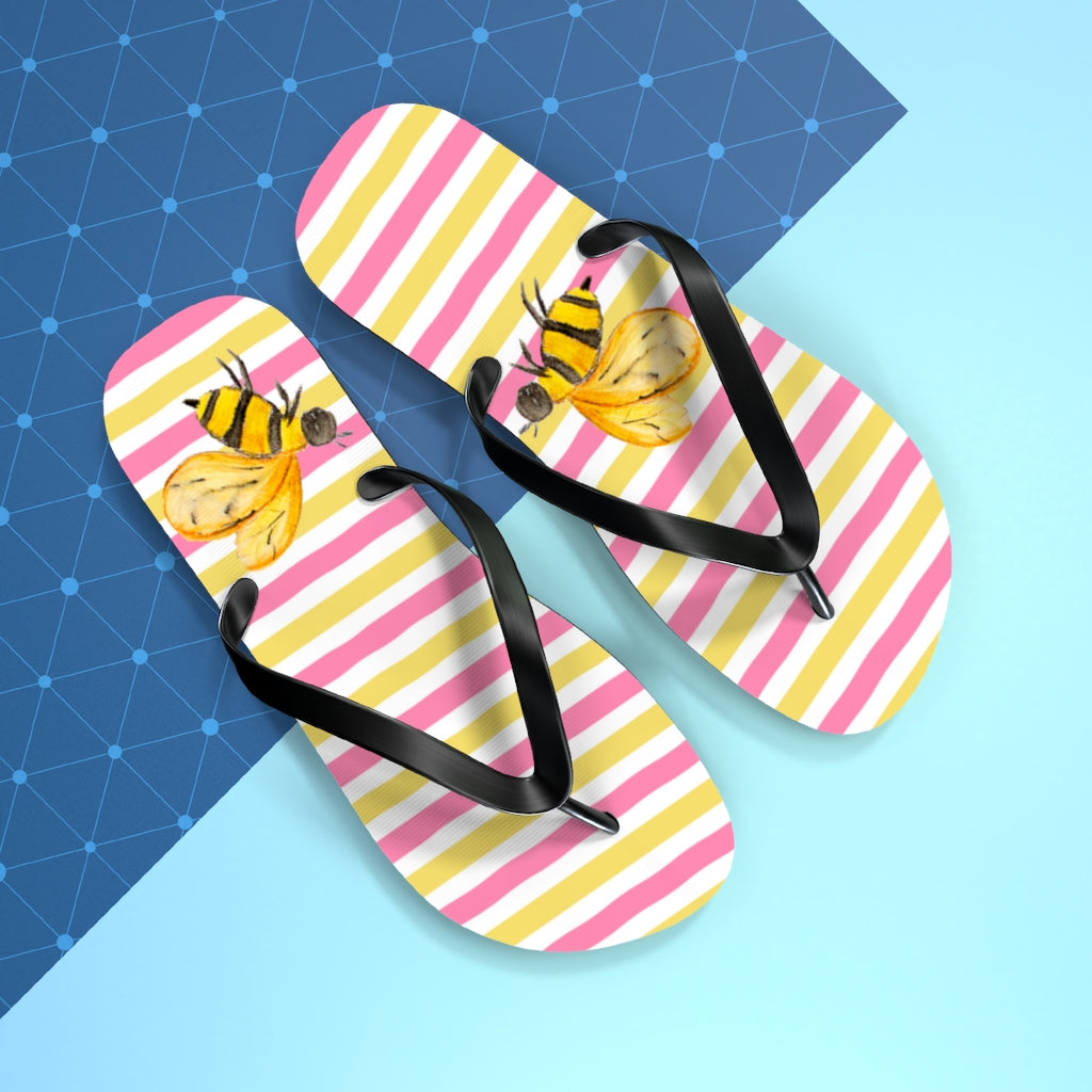 Sweet Bees Flip Flops
