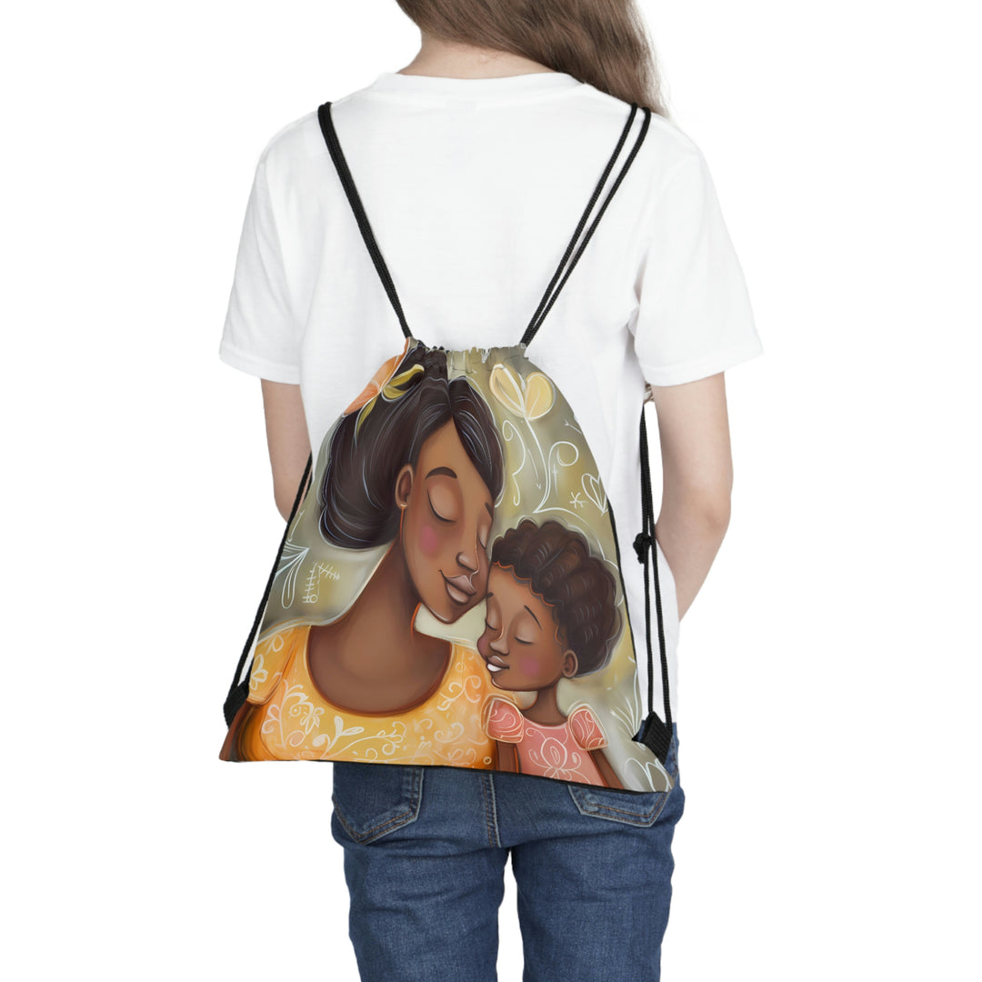 Forever Yours Mom Outdoor Drawstring Bag