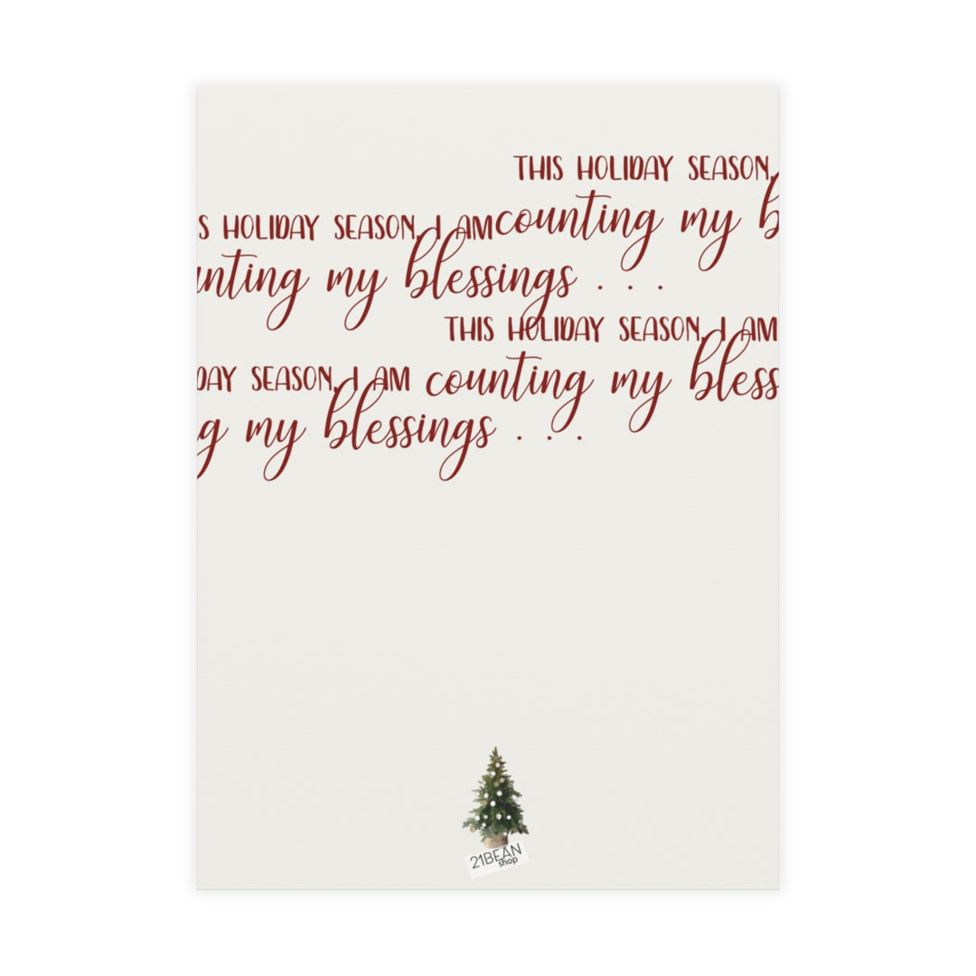 Counting My Blessings Greeting Cards