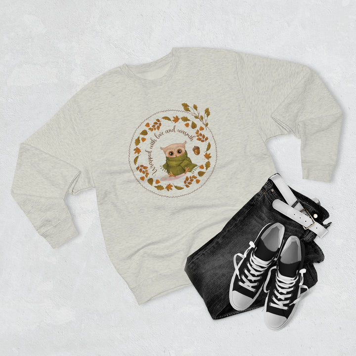 Autumn Owl Premium Crewneck Sweatshirt