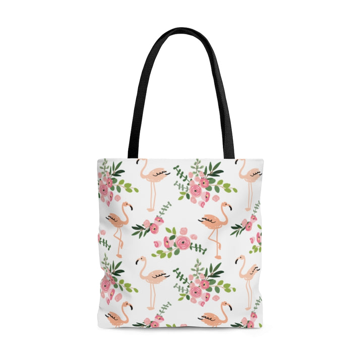 Shy Flamingo Tote Bag