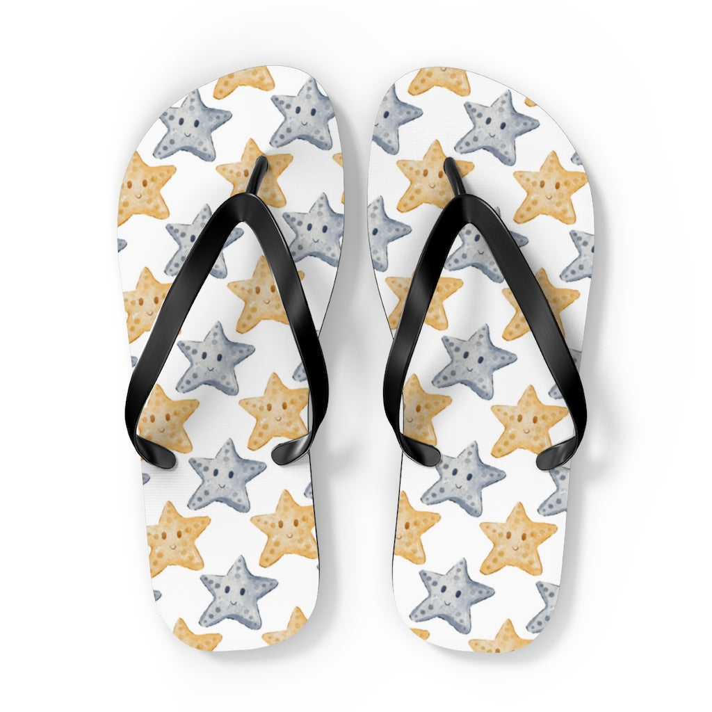 Cute Starfish Flip Flops