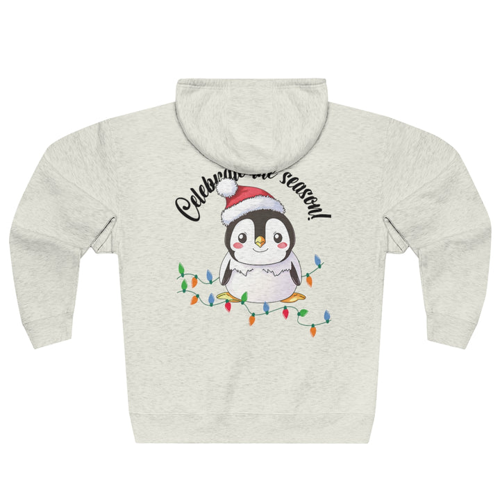 Christmas Penguins Premium Full Zip Hoodie