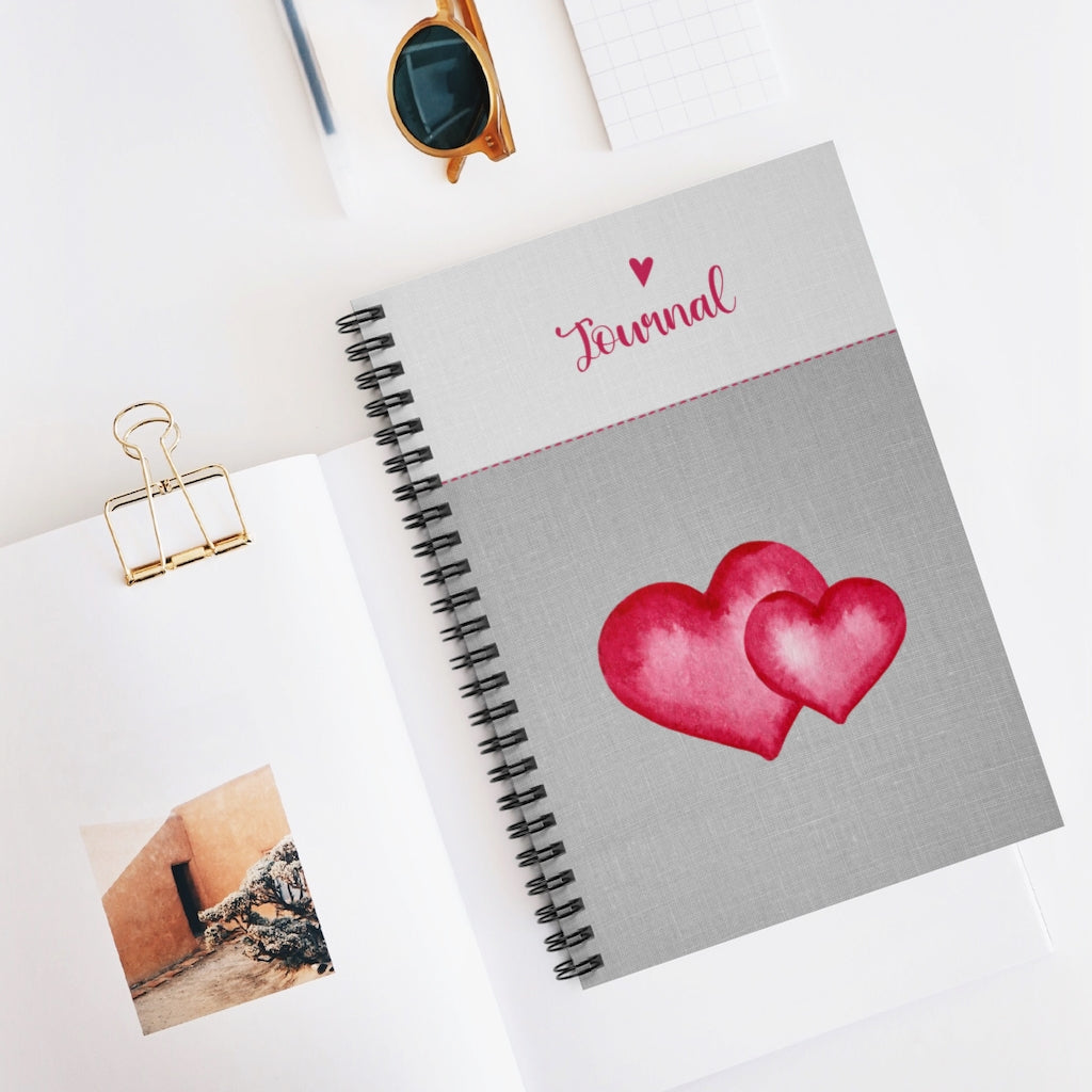 Two Hearts Notebook