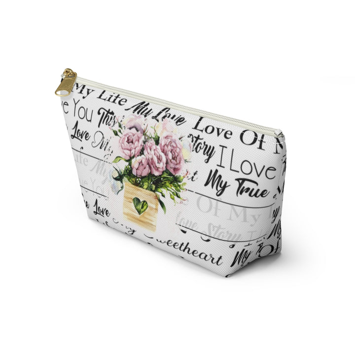 Spring Bouquet Accessory Pouch