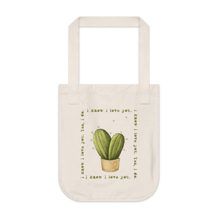 Love Grows Organic Canvas Tote