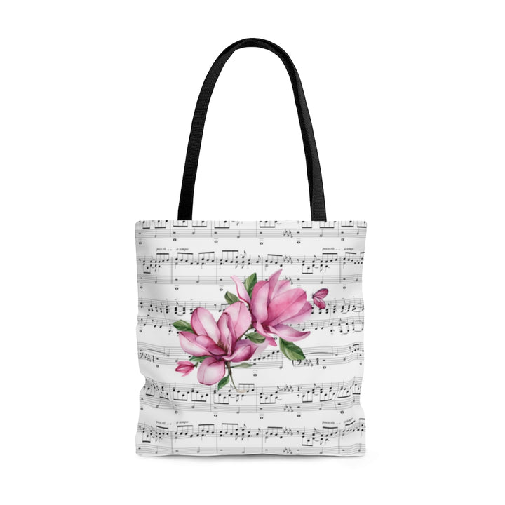 Spring Musical Notes Tote Bag