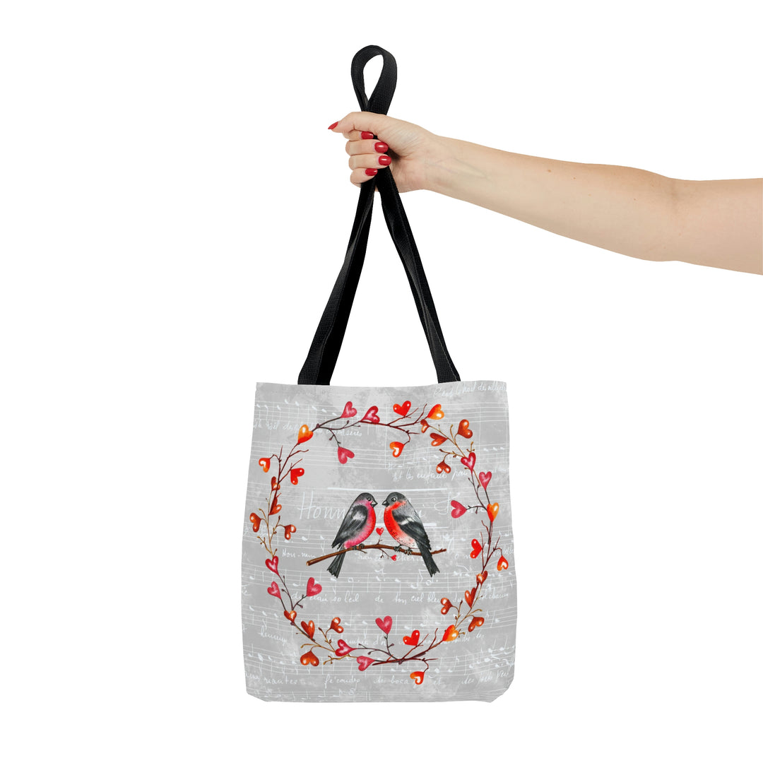 Love Birds Valentine Tote Bag
