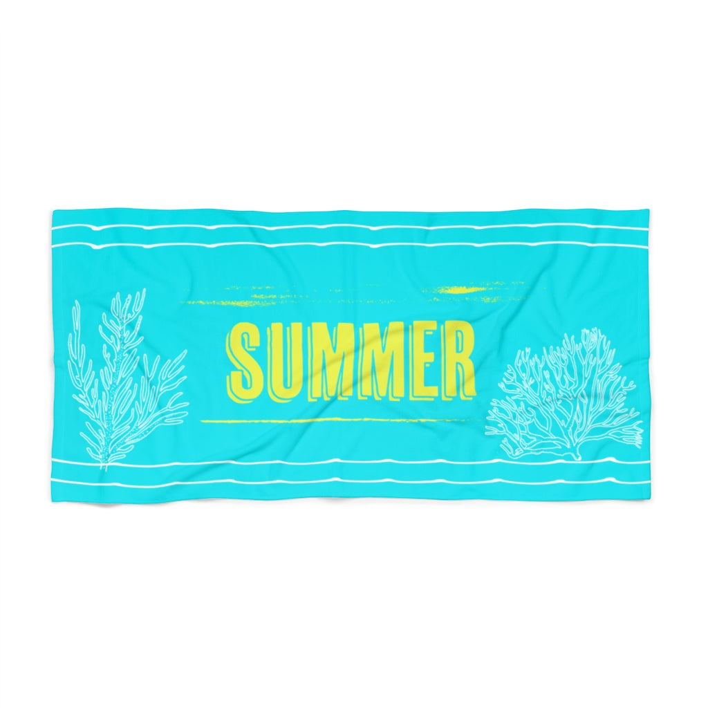 Summer-Blue Beach Towel