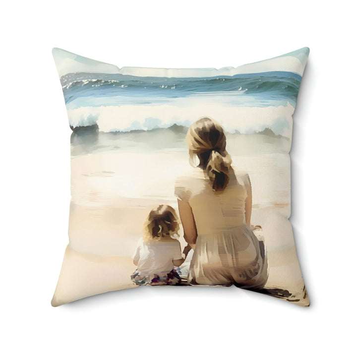 Mother's Love Is The Beacon Square Pillow