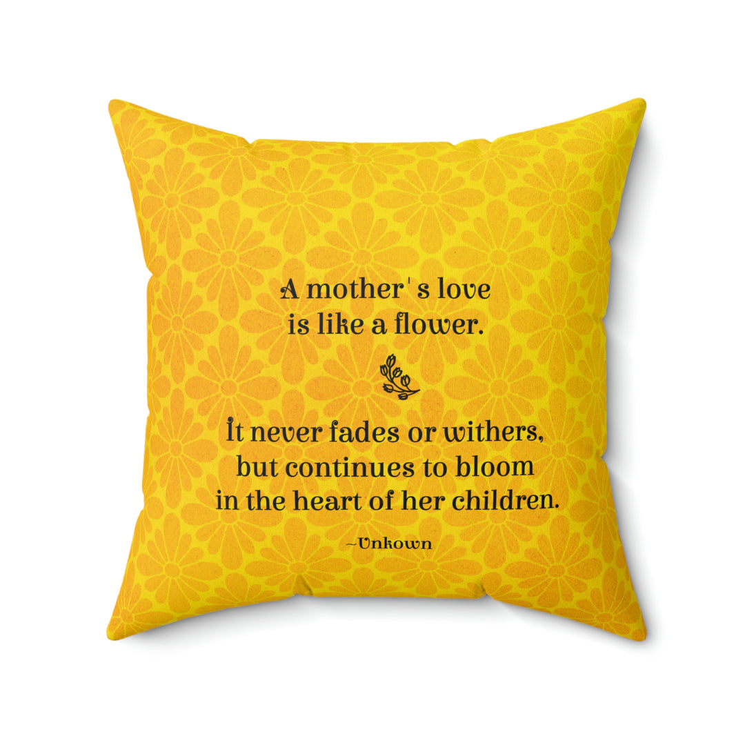 Grandma's Love Gardening Square Pillow