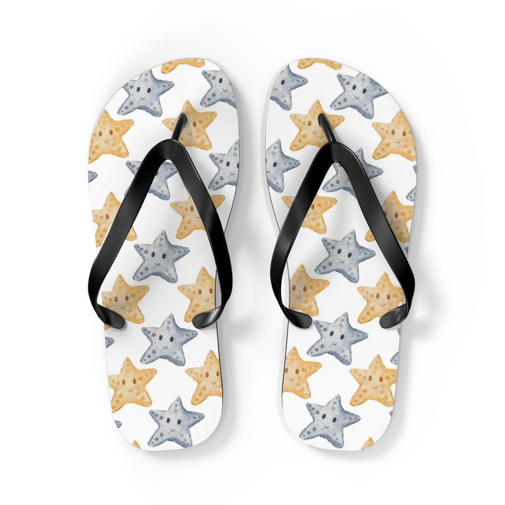 Cute Starfish Flip Flops