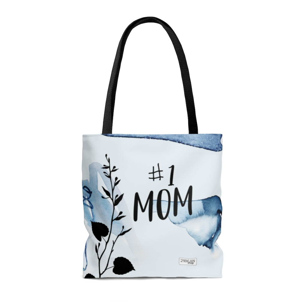 #1 Mom Tote Bag