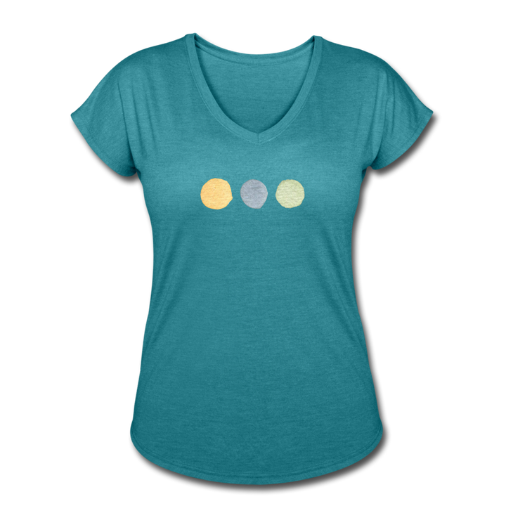 dots - heather turquoise