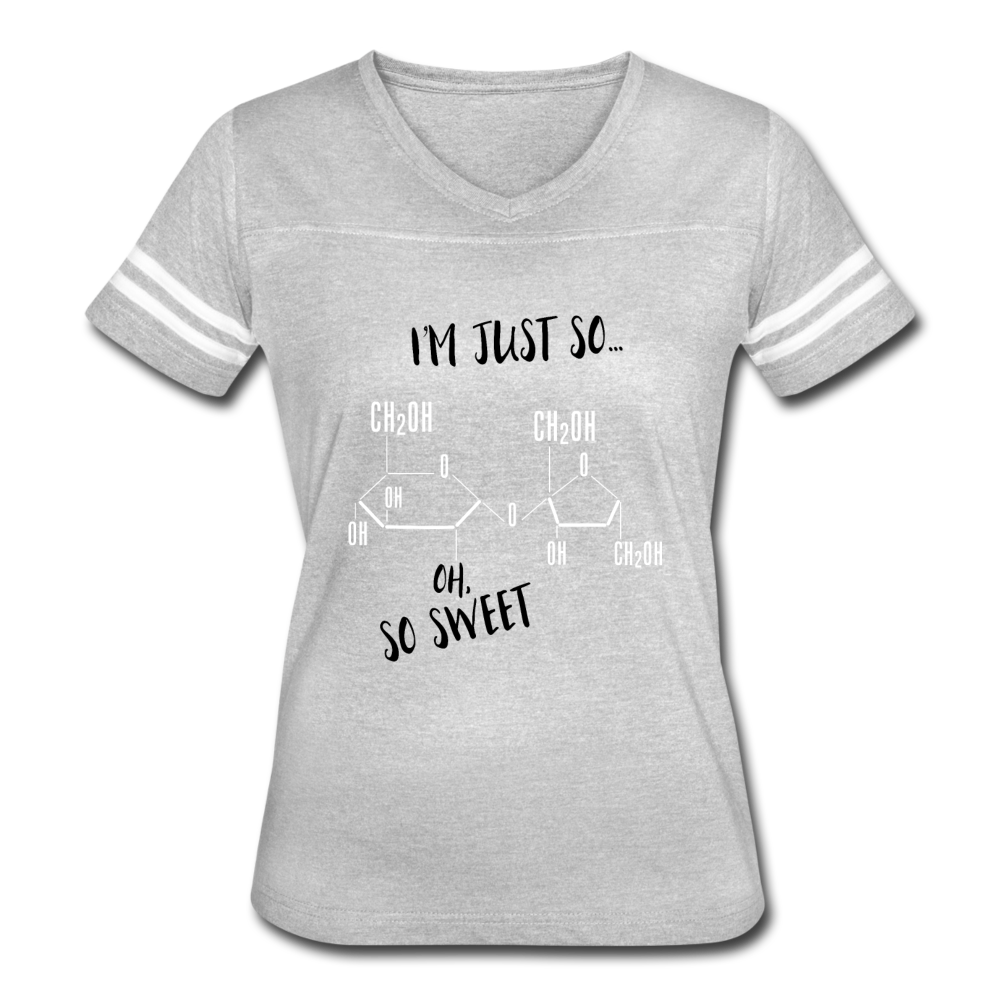 Oh, So Sweet Women’s T-Shirt - heather gray/white