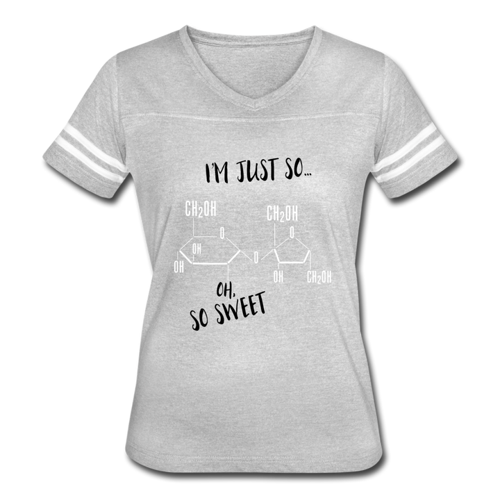 Oh, So Sweet Women’s T-Shirt - heather gray/white