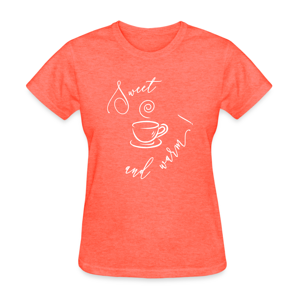 Sweet and Warm Women's T-Shirt - heather coral